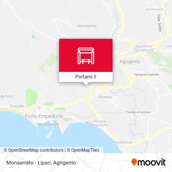 Mappa Monserrato - Lipari