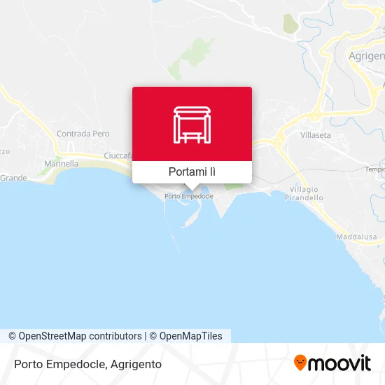 Mappa Porto Empedocle