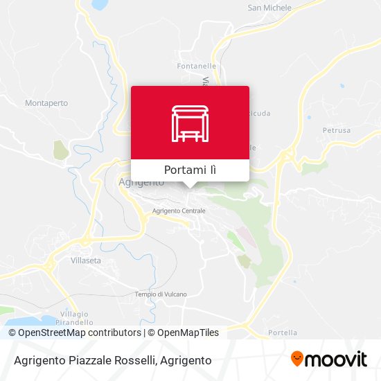 Mappa Agrigento Piazzale Rosselli