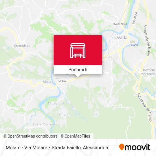 Mappa Molare - Via Molare / Strada Faiello