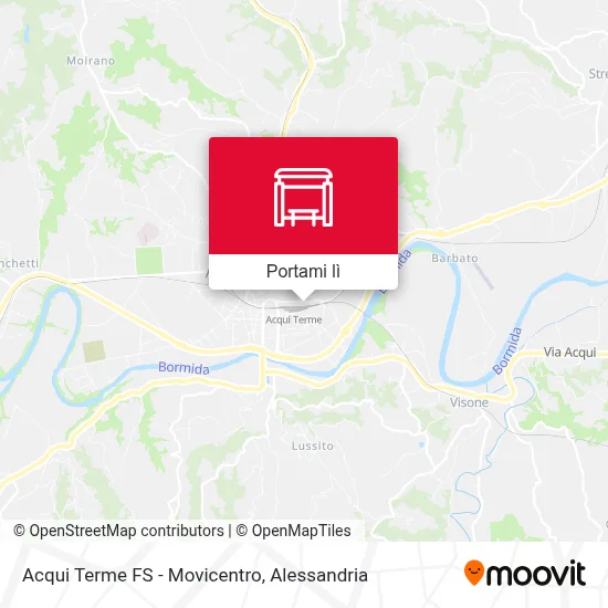 Mappa Acqui Terme FS - Movicentro