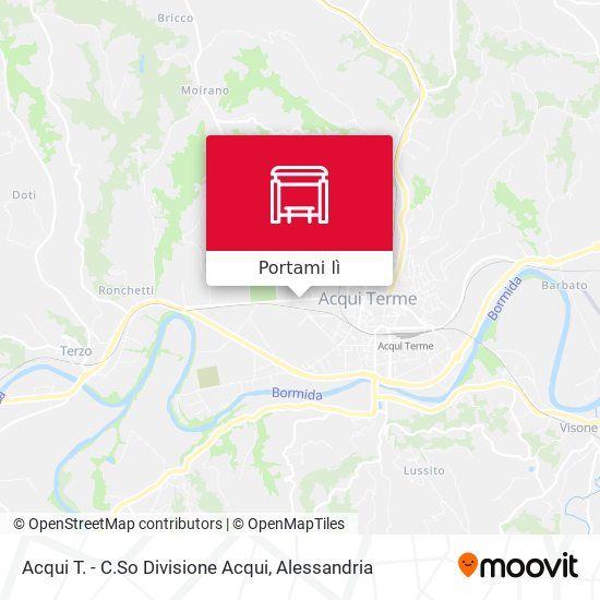 Mappa Acqui T. - C.So Divisione Acqui
