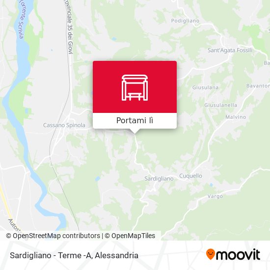 Mappa Sardigliano - Terme -A