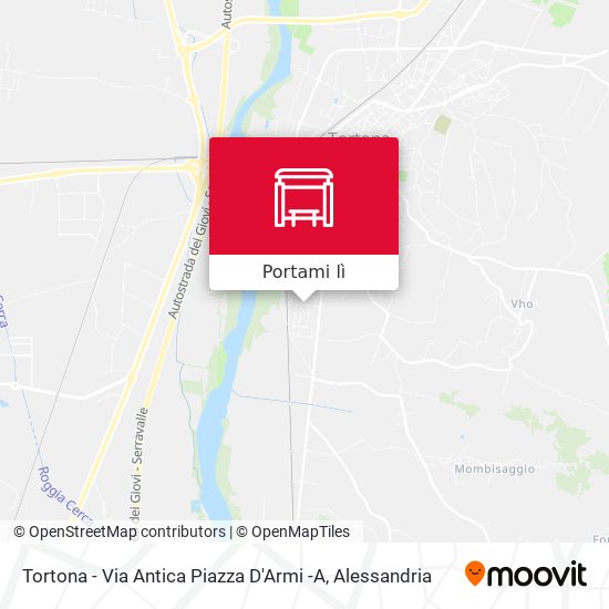 Mappa Tortona - Via Antica Piazza D'Armi -A