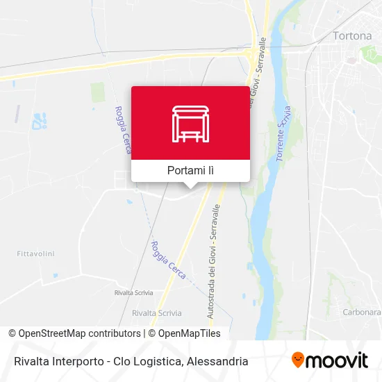 Mappa Rivalta Interporto - Clo Logistica
