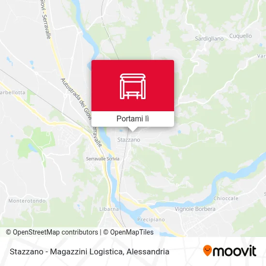 Mappa Stazzano - Magazzini Logistica