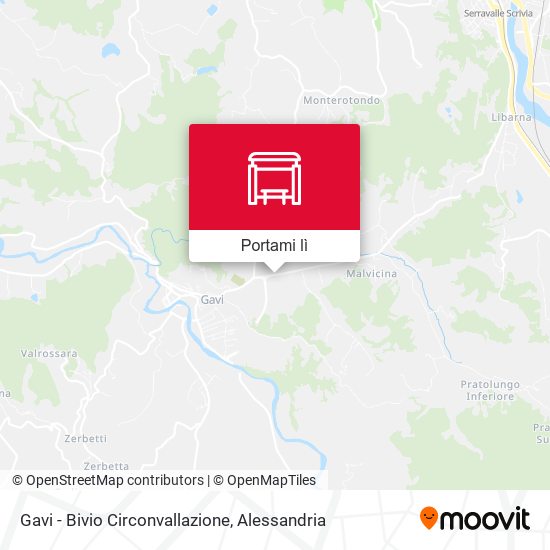 Mappa Gavi - Bivio Circonvallazione