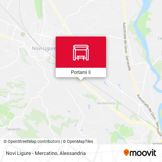 Mappa Novi Ligure - Mercatino