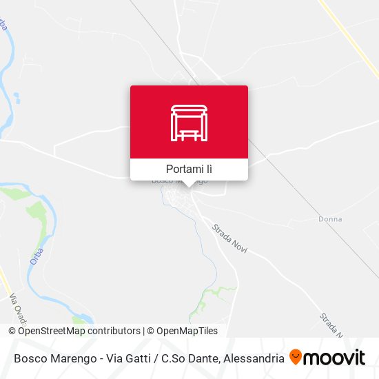 Mappa Bosco Marengo - Via Gatti / C.So Dante