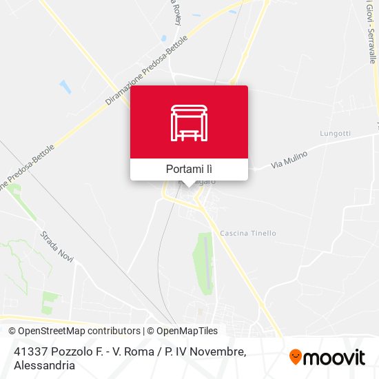 Mappa 41337 Pozzolo F. - V. Roma / P. IV Novembre