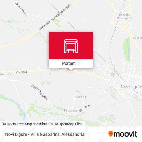 Mappa Novi Ligure - Villa Gasparina