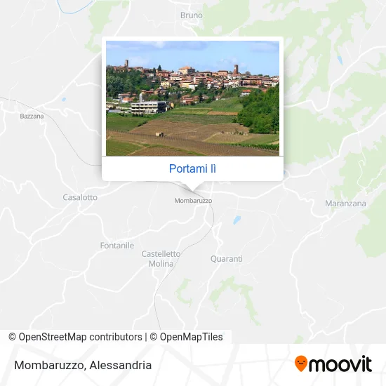 Mappa Mombaruzzo