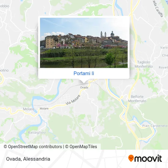 Mappa Ovada