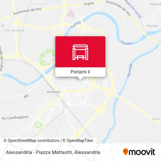Mappa Alessandria - Piazza Matteotti