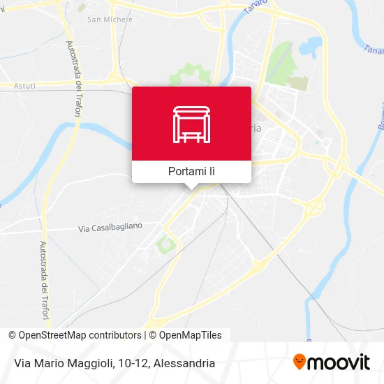 Mappa Via Mario Maggioli, 10-12