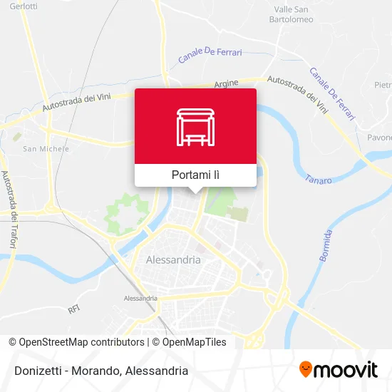 Mappa Donizetti - Morando