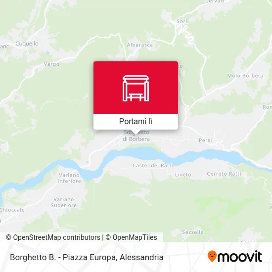 Mappa Borghetto B. - Piazza Europa