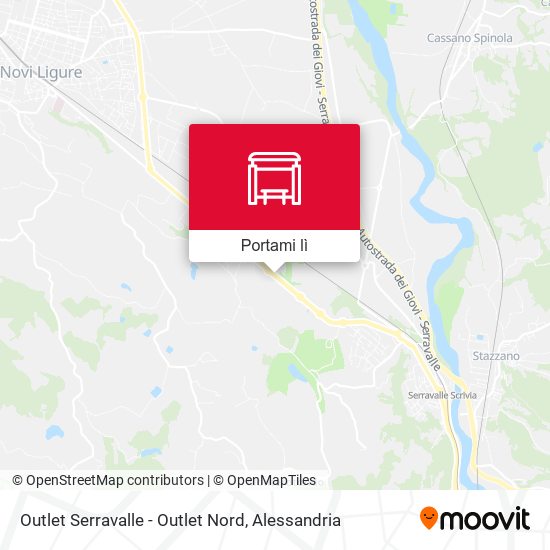 Mappa Outlet Serravalle - Outlet Nord