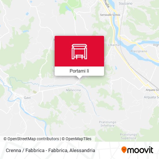 Mappa Crenna / Fabbrica - Fabbrica