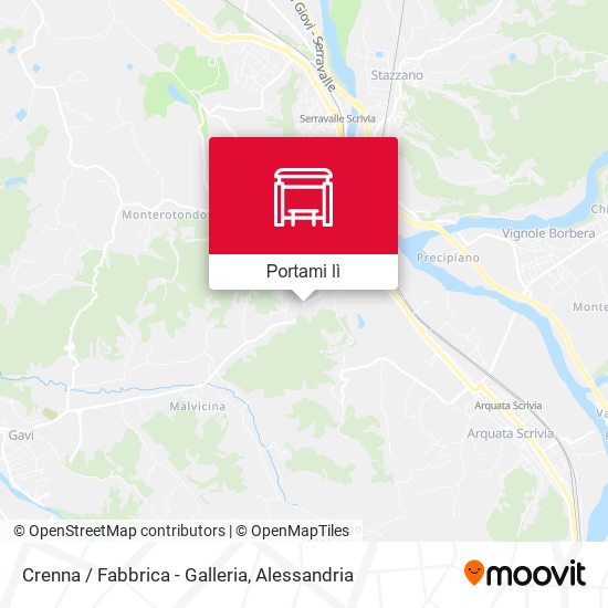 Mappa Crenna / Fabbrica - Galleria