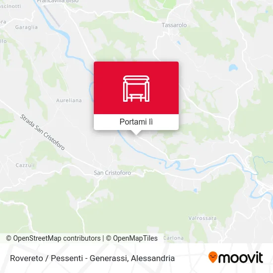 Mappa Rovereto / Pessenti - Generassi