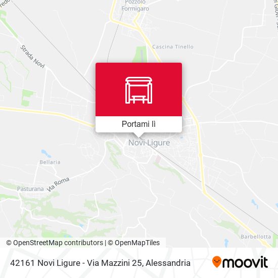 Mappa 42161 Novi Ligure - Via Mazzini 25
