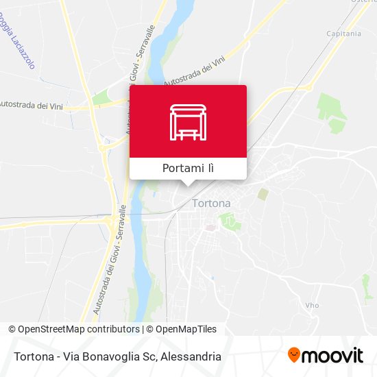 Mappa Tortona - Via Bonavoglia Sc