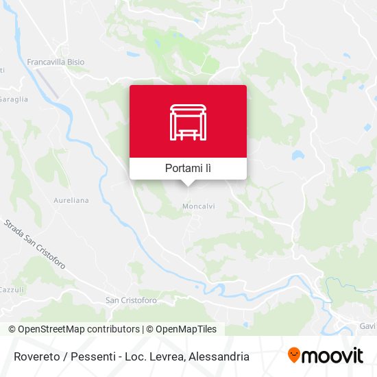 Mappa Rovereto / Pessenti - Loc. Levrea