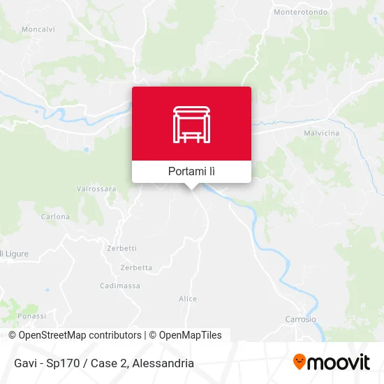 Mappa Gavi - Sp170 / Case 2