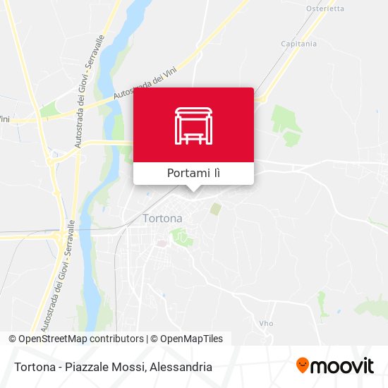 Mappa Tortona - Piazzale Mossi