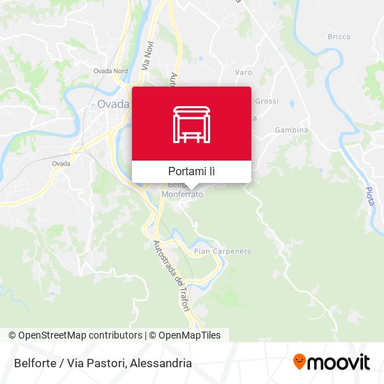 Mappa Belforte / Via Pastori