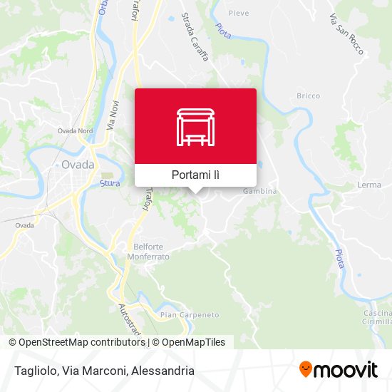 Mappa Tagliolo, Via Marconi