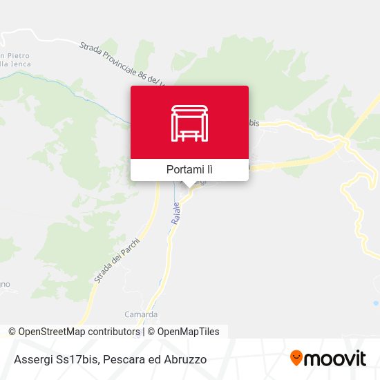 Mappa Assergi Ss17bis