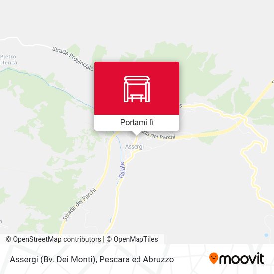 Mappa Assergi (Bv. Dei Monti)