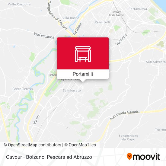 Mappa Cavour - Bolzano