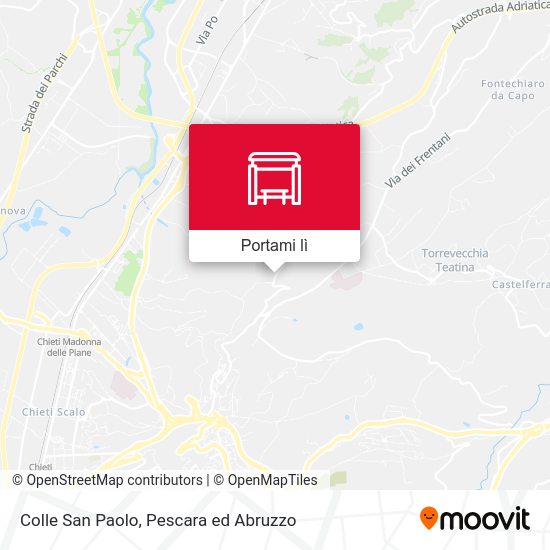 Mappa Colle San Paolo