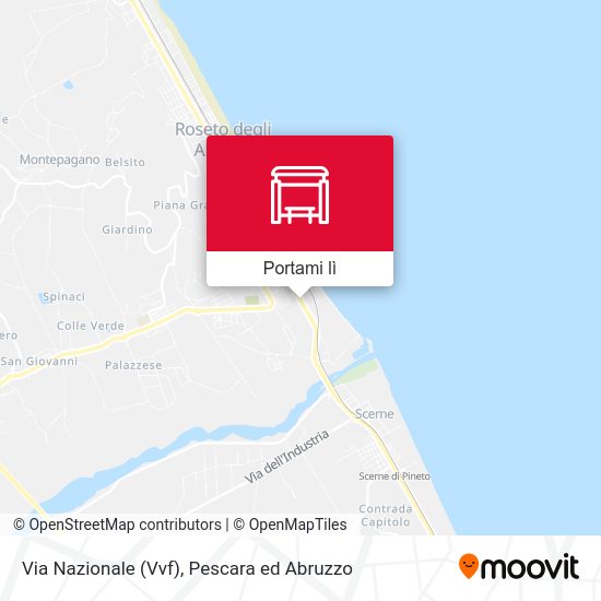 Mappa Via Nazionale (Vvf)