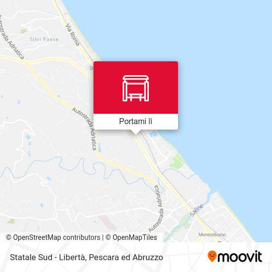 Mappa Statale Sud - Libertà