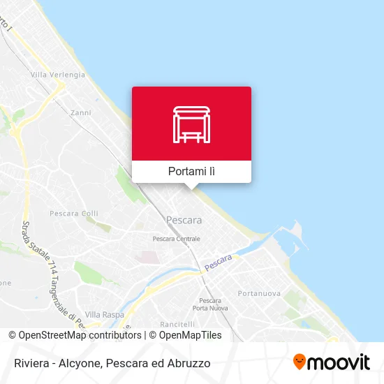 Mappa Riviera - Alcyone