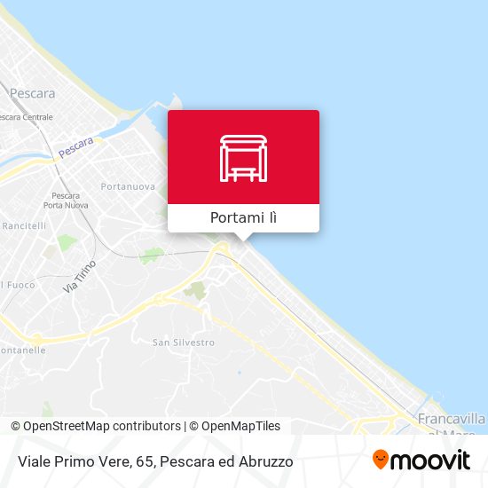 Mappa Viale Primo Vere, 65