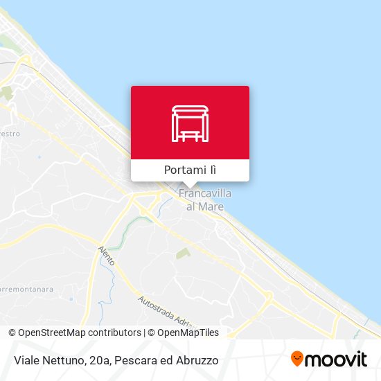 Mappa Viale Nettuno, 20a