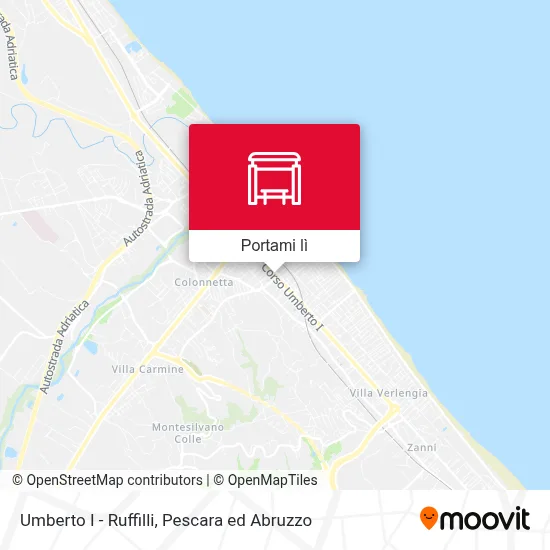 Mappa Umberto I - Ruffilli