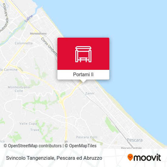 Mappa Svincolo Tangenziale
