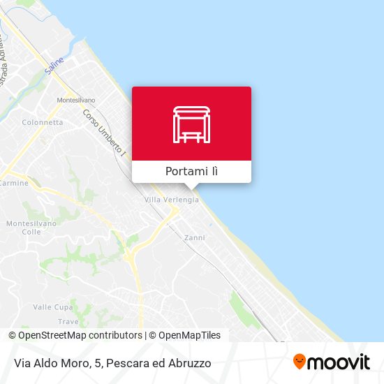 Mappa Via Aldo Moro, 5