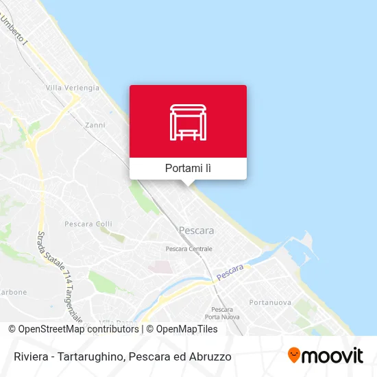 Mappa Riviera - Tartarughino