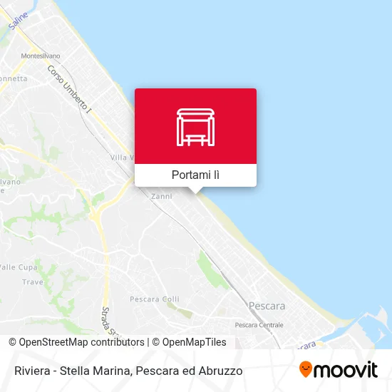 Mappa Riviera - Stella Marina