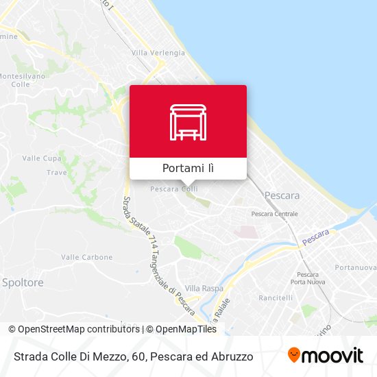 Mappa Strada Colle Di Mezzo, 60