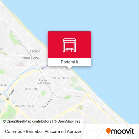 Mappa Colombo - Barnabei