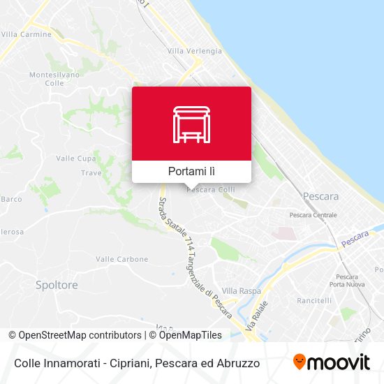 Mappa Colle Innamorati - Cipriani