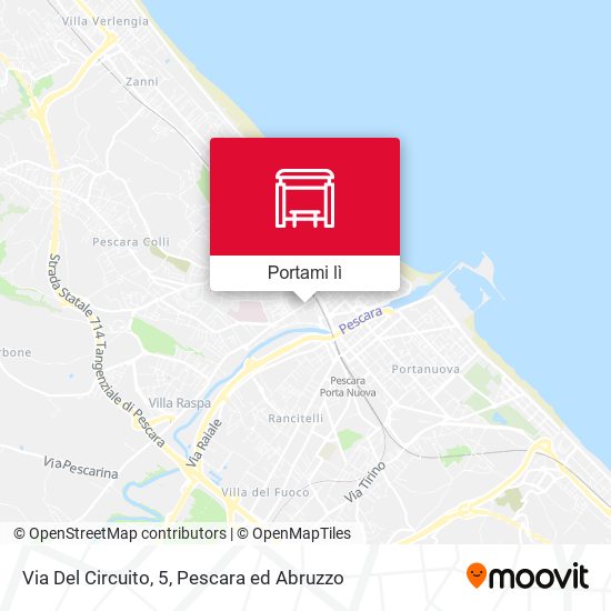 Mappa Via Del Circuito, 5